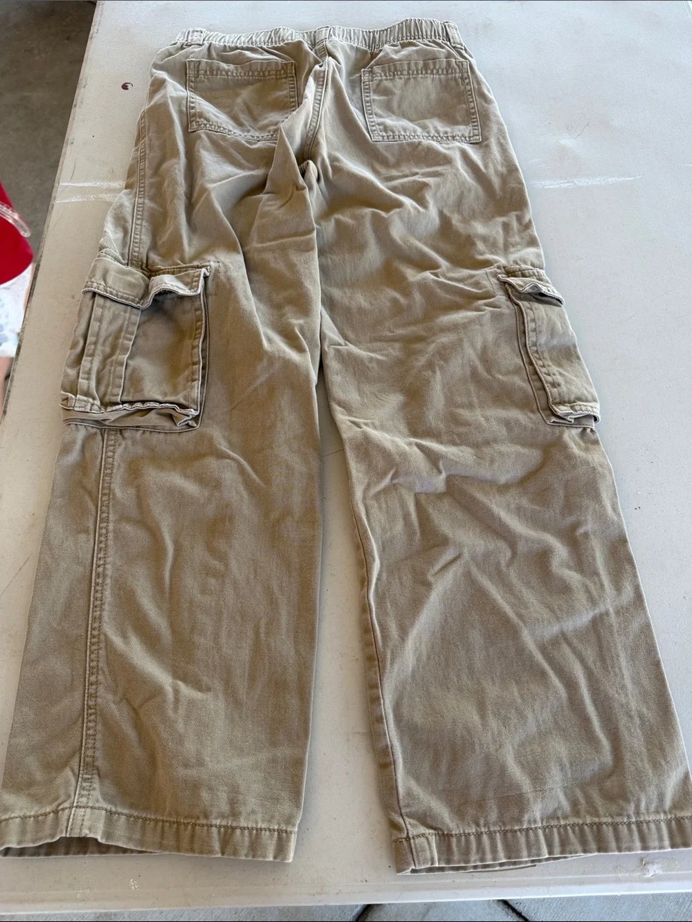 Gymboree Boys Khaki Cargo Pants with Side Pockets